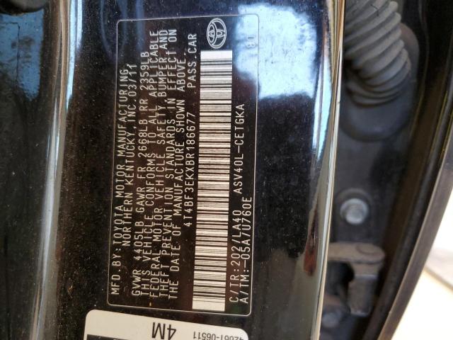 Photo 12 VIN: 4T4BF3EKXBR186677 - TOYOTA CAMRY BASE 