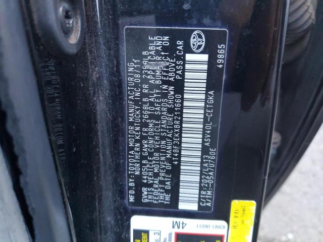 Photo 11 VIN: 4T4BF3EKXBR211660 - TOYOTA CAMRY BASE 