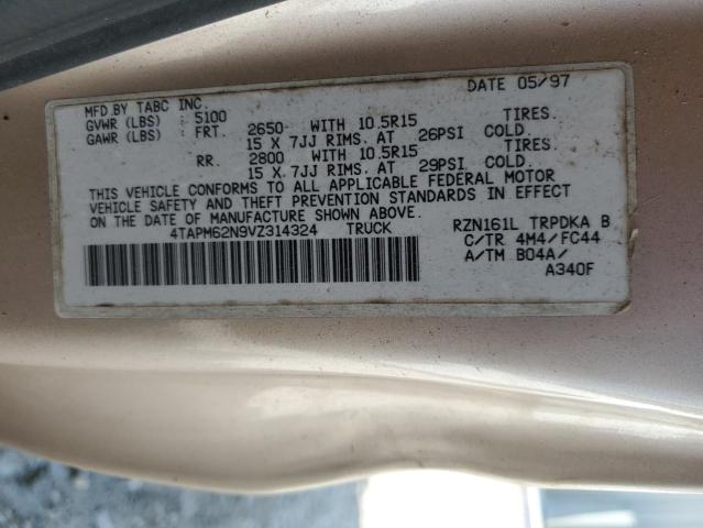 Photo 11 VIN: 4TAPM62N9VZ314324 - TOYOTA TACOMA 