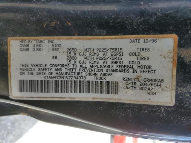 Photo 11 VIN: 4TAWM72N1VZ234078 - TOYOTA TACOMA XTR 