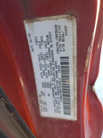 Photo 11 VIN: 4TAWN72N8YZ636813 - TOYOTA TACOMA 