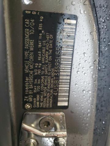 Photo 11 VIN: 4USBT33595LS53732 - BMW Z4 