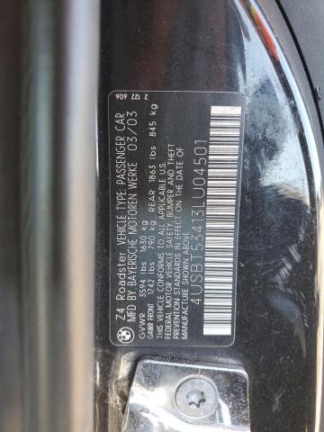 Photo 12 VIN: 4USBT53413LU04501 - BMW Z4 