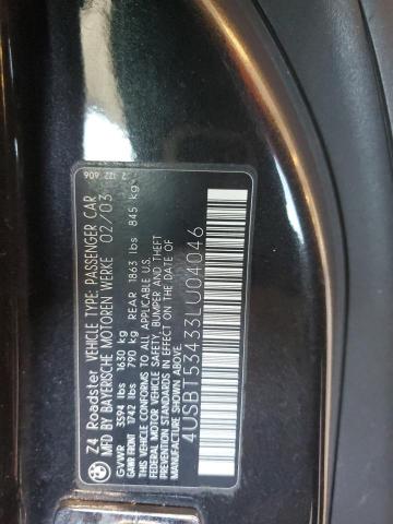 Photo 12 VIN: 4USBT53433LU04046 - BMW Z4 