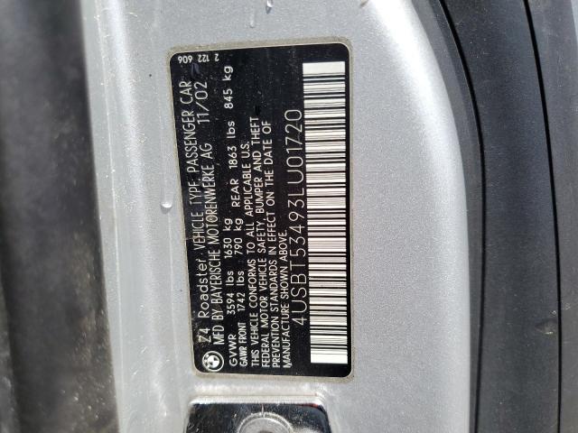 Photo 12 VIN: 4USBT53493LU01720 - BMW Z4 