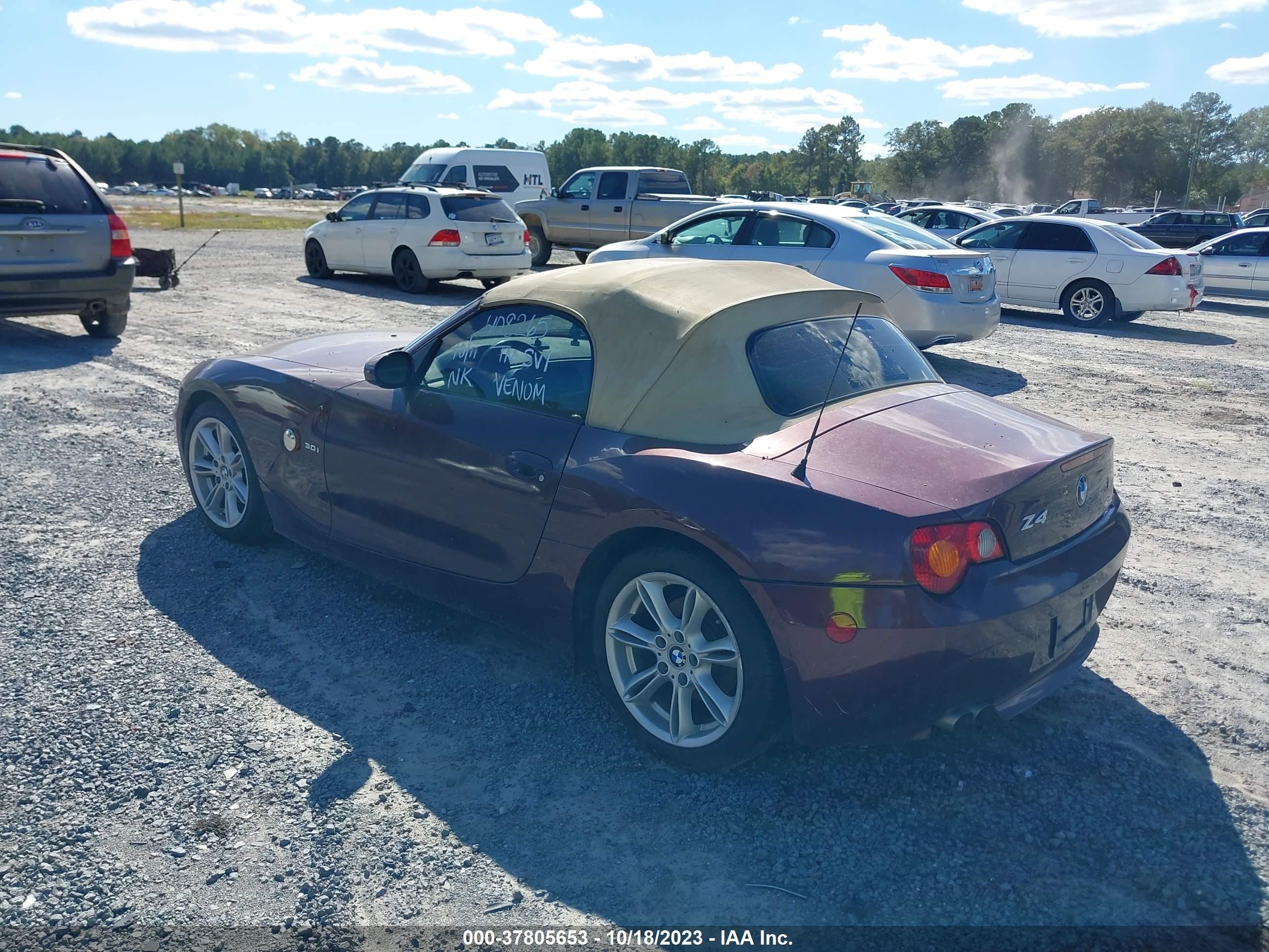 Photo 2 VIN: 4USBT535X4LU08265 - BMW Z4 