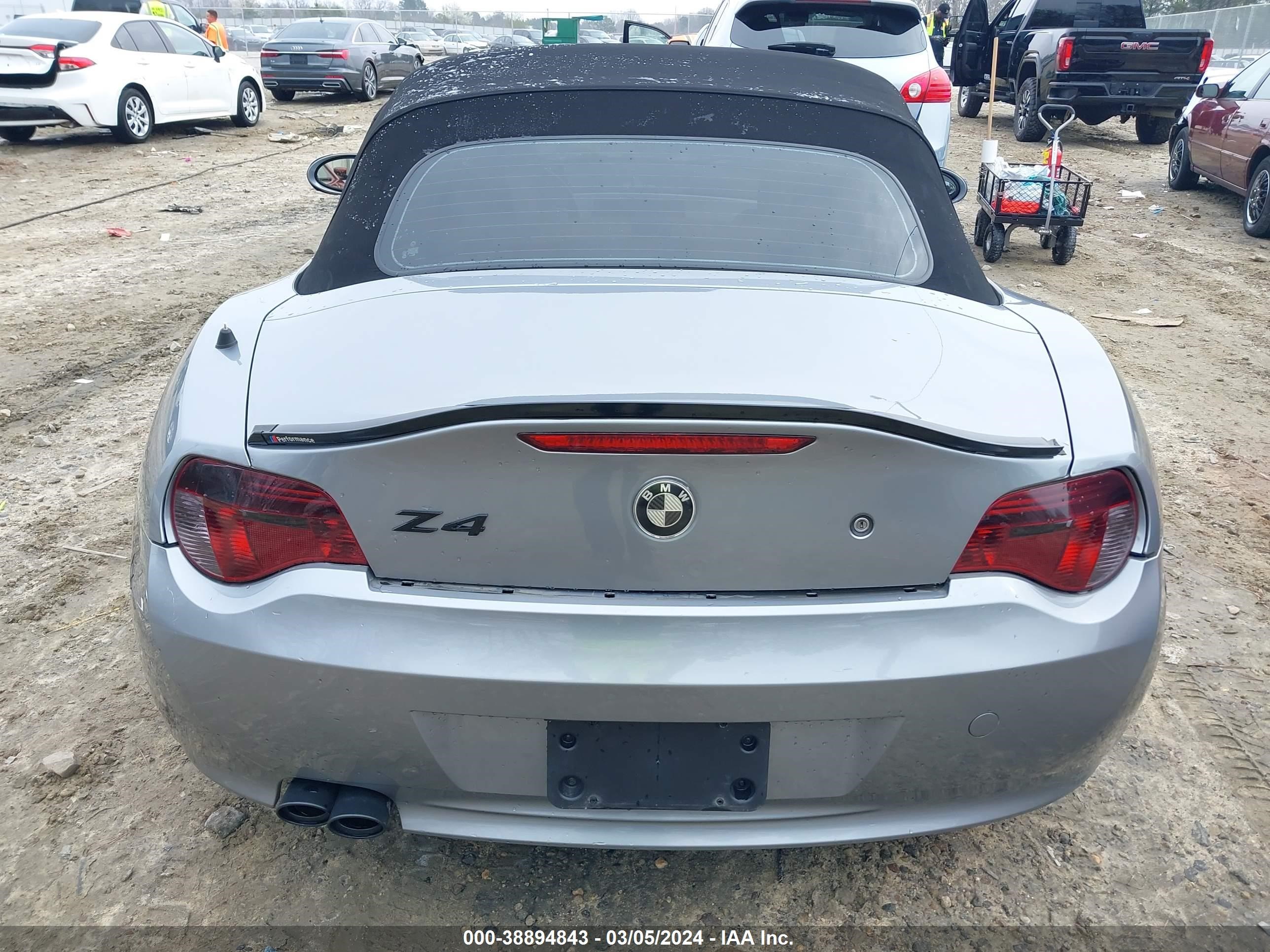 Photo 16 VIN: 4USBU33516LW58398 - BMW Z4 