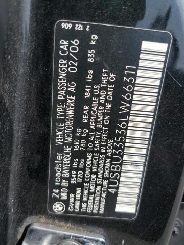 Photo 12 VIN: 4USBU33536LW66311 - BMW Z4 3.0 