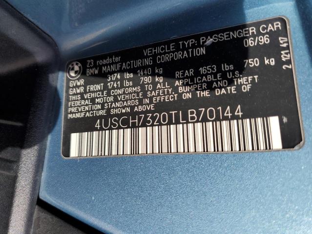 Photo 11 VIN: 4USCH7320TLB70144 - BMW Z3 