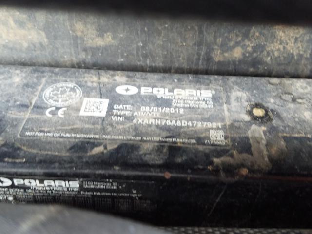 Photo 9 VIN: 4XARH76A8D4727921 - POLARIS RANGER 800 