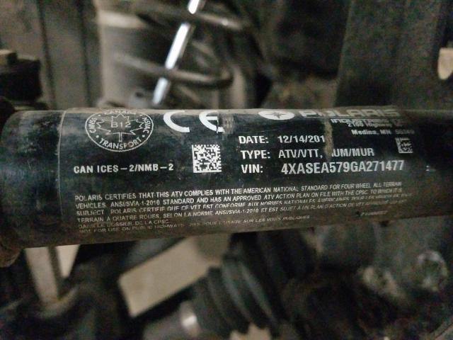 Photo 9 VIN: 4XASEA579GA271477 - POLARIS SPORTSMAN 