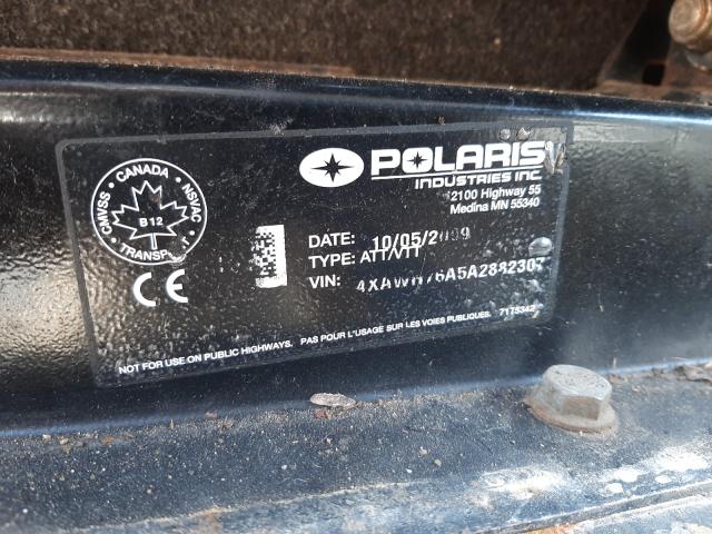 Photo 9 VIN: 4XAWH76A5A2882307 - POLARIS RANGER 800 