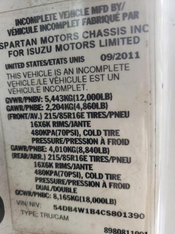 Photo 9 VIN: 54DB4W1B4CS801390 - ISUZU NPR 