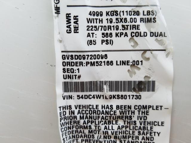 Photo 9 VIN: 54DC4W1B9KS801730 - ISUZU NPR HD 