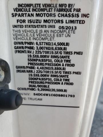 Photo 9 VIN: 54DC4W1C6DS801793 - ISUZU NPR HD 