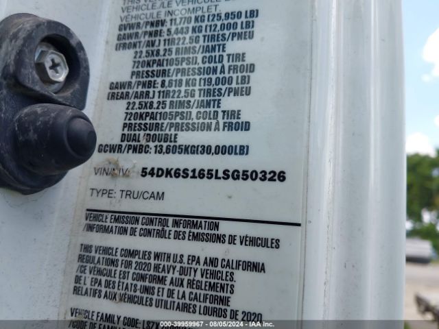 Photo 8 VIN: 54DK6S165LSG50326 - ISUZU FTR 