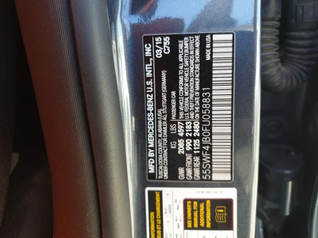 Photo 9 VIN: 55SWF4JB0FU058831 - MERCEDES-BENZ C 300 