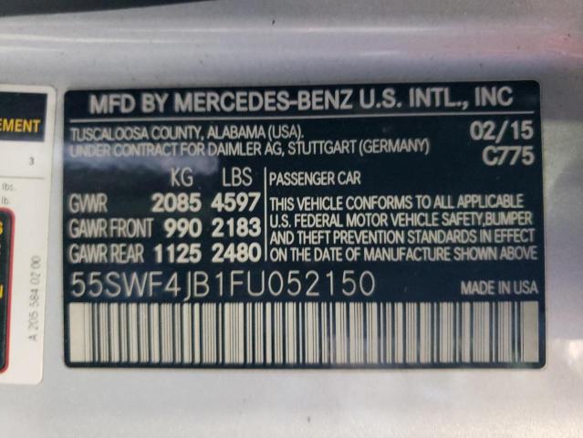 Photo 11 VIN: 55SWF4JB1FU052150 - MERCEDES-BENZ C 300 