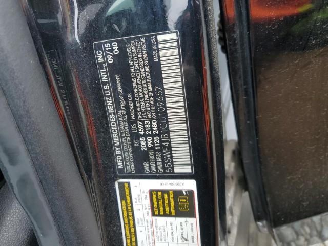 Photo 12 VIN: 55SWF4JB1GU109657 - MERCEDES-BENZ C 300 