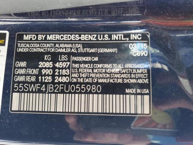 Photo 11 VIN: 55SWF4JB2FU055980 - MERCEDES-BENZ C 300 