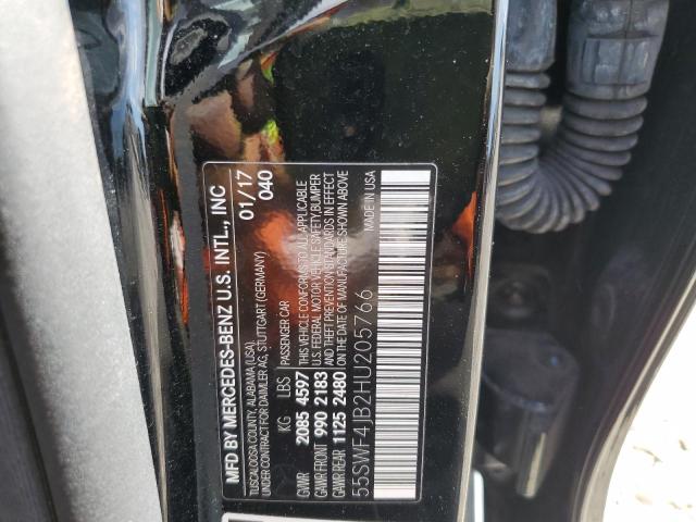 Photo 9 VIN: 55SWF4JB2HU205766 - MERCEDES-BENZ C 300 