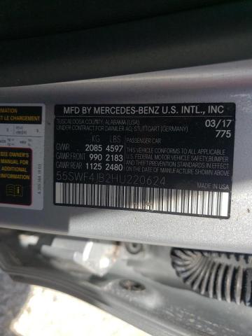 Photo 9 VIN: 55SWF4JB2HU220624 - MERCEDES-BENZ C 300 