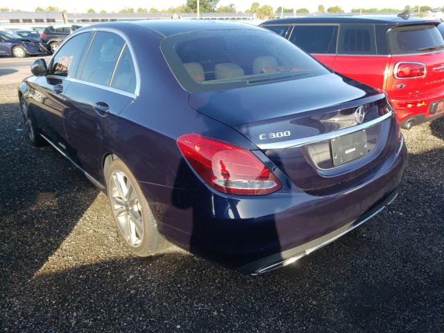 Photo 2 VIN: 55SWF4JB2HU226651 - MERCEDES-BENZ C 300 