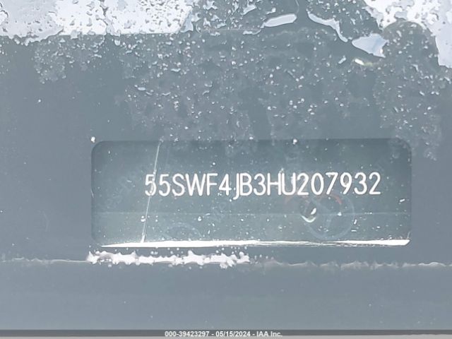 Photo 8 VIN: 55SWF4JB3HU207932 - MERCEDES-BENZ C 300 