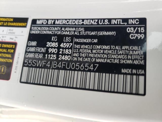 Photo 9 VIN: 55SWF4JB4FU056547 - MERCEDES-BENZ C 300 