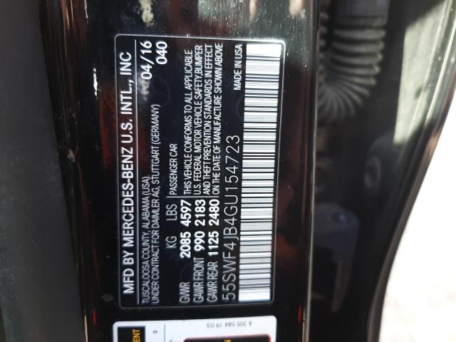 Photo 12 VIN: 55SWF4JB4GU154723 - MERCEDES-BENZ C 300 