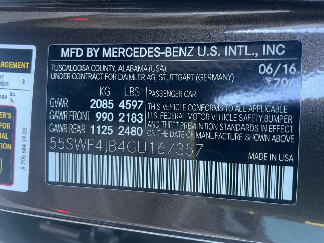 Photo 9 VIN: 55SWF4JB4GU167357 - MERCEDES-BENZ C 300 