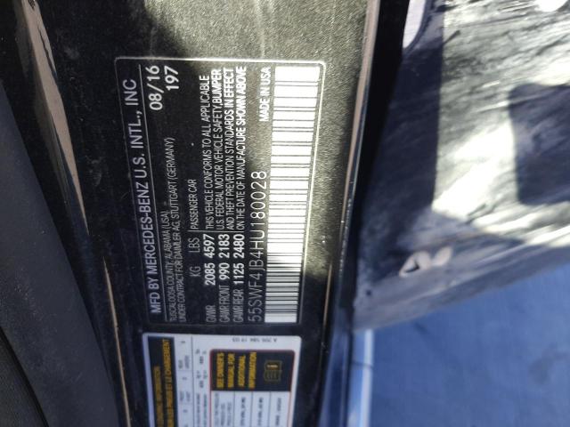 Photo 11 VIN: 55SWF4JB4HU180028 - MERCEDES-BENZ C 300 