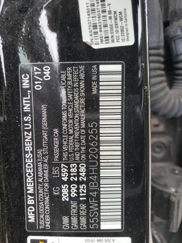 Photo 11 VIN: 55SWF4JB4HU206255 - MERCEDES-BENZ C 300 