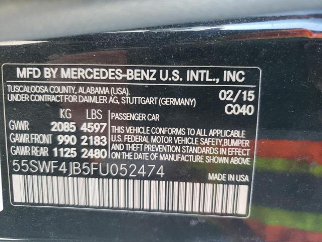 Photo 12 VIN: 55SWF4JB5FU052474 - MERCEDES-BENZ C 300 