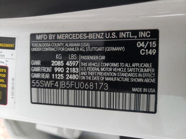 Photo 11 VIN: 55SWF4JB5FU068173 - MERCEDES-BENZ C 300 