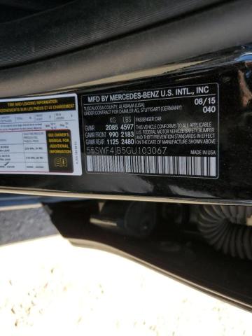 Photo 11 VIN: 55SWF4JB5GU103067 - MERCEDES-BENZ C 300 