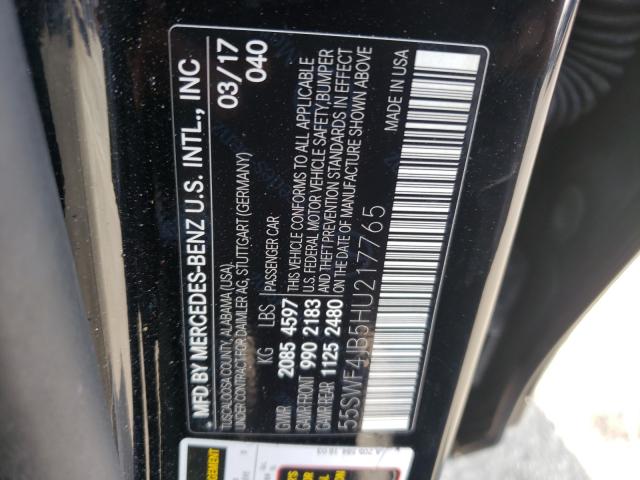 Photo 9 VIN: 55SWF4JB5HU217765 - MERCEDES-BENZ C 300 