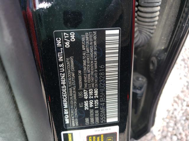 Photo 9 VIN: 55SWF4JB5HU232816 - MERCEDES-BENZ C 300 