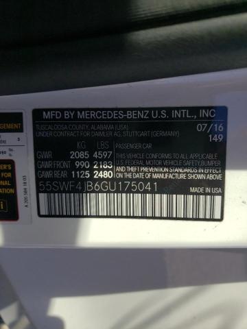 Photo 9 VIN: 55SWF4JB6GU175041 - MERCEDES-BENZ C 300 