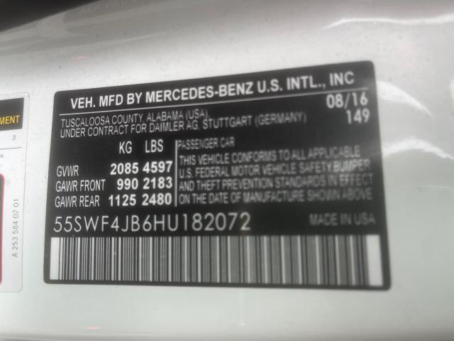 Photo 9 VIN: 55SWF4JB6HU182072 - MERCEDES-BENZ C 300 