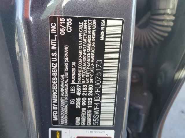 Photo 12 VIN: 55SWF4JB7FU075173 - MERCEDES-BENZ C 300 