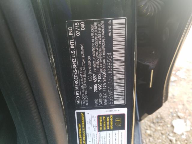 Photo 9 VIN: 55SWF4JB7FU088554 - MERCEDES-BENZ C 300 