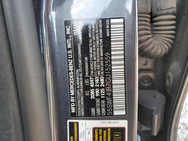 Photo 11 VIN: 55SWF4JB7GU152559 - MERCEDES-BENZ C 300 