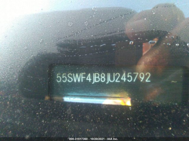 Photo 8 VIN: 55SWF4JB8JU245792 - MERCEDES-BENZ C-CLASS 