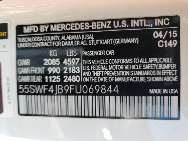 Photo 9 VIN: 55SWF4JB9FU069844 - MERCEDES-BENZ C 300 