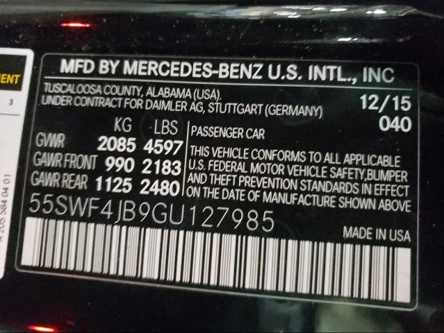 Photo 9 VIN: 55SWF4JB9GU127985 - MERCEDES-BENZ C 300 