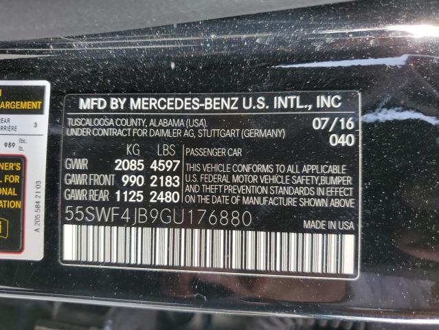 Photo 11 VIN: 55SWF4JB9GU176880 - MERCEDES-BENZ C 300 