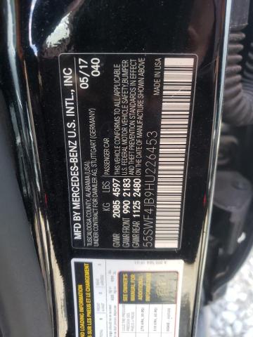 Photo 9 VIN: 55SWF4JB9HU226453 - MERCEDES-BENZ C 300 