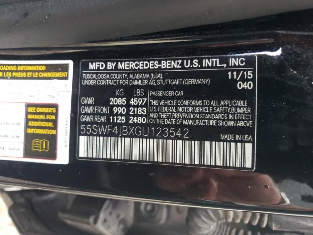 Photo 9 VIN: 55SWF4JBXGU123542 - MERCEDES-BENZ C 300 