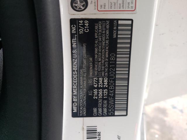 Photo 11 VIN: 55SWF4KB0FU021180 - MERCEDES-BENZ C 300 4MAT 